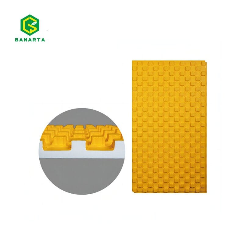 EPS underfloor heating panel for UFH and radiant floor heating projects