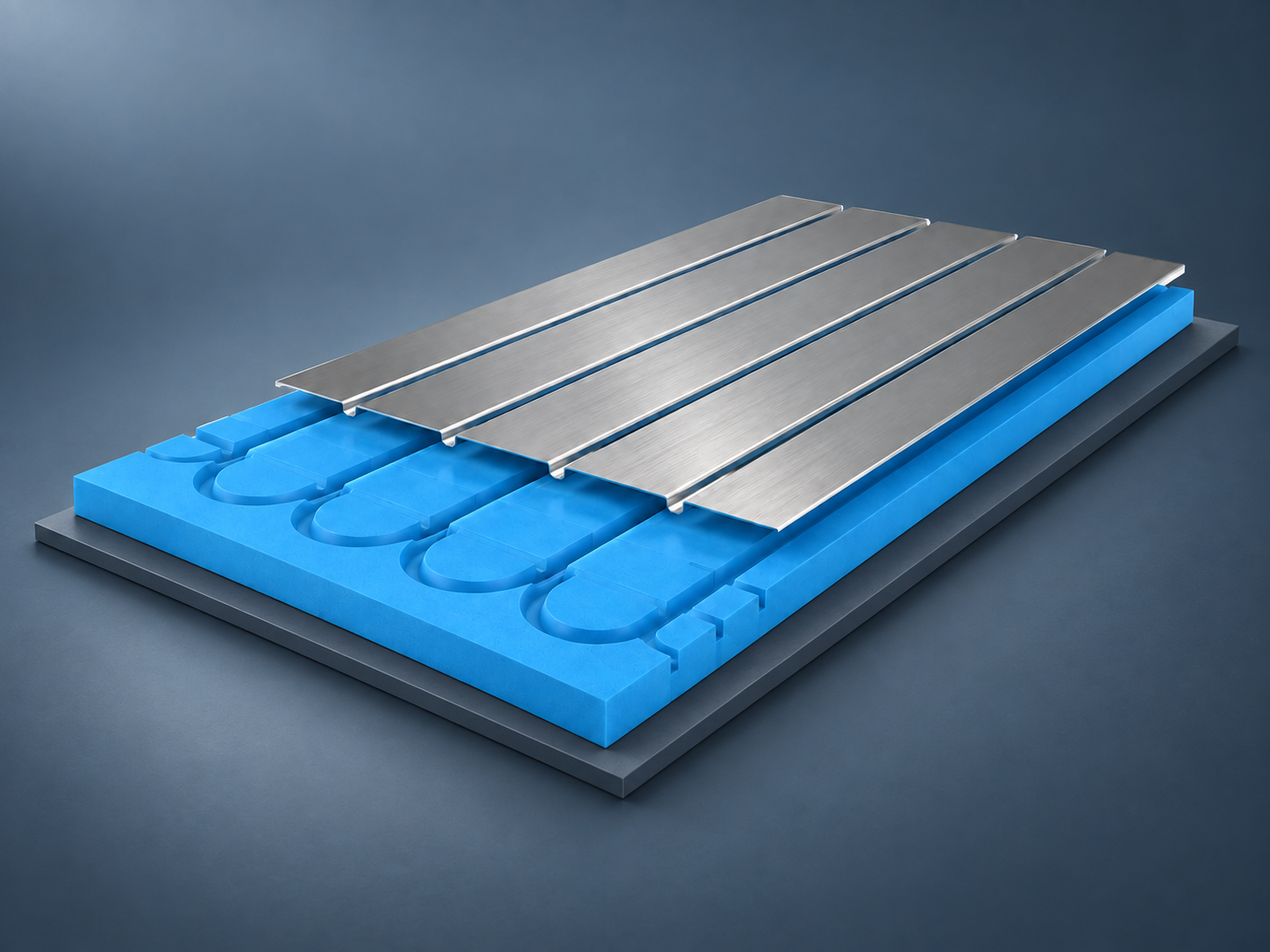XPS Floor Heating Panels — product illustration